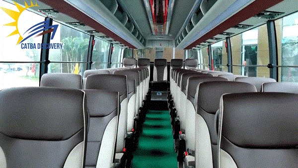 Nội thất xe Cát Bà - Ninh Bình