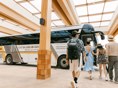 Xe đưa đón Cáp treo Cát Bà Của Cát Bà Discovery