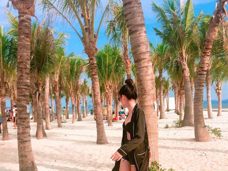 New quiet artificial beach in Sun Group area Cat Ba town