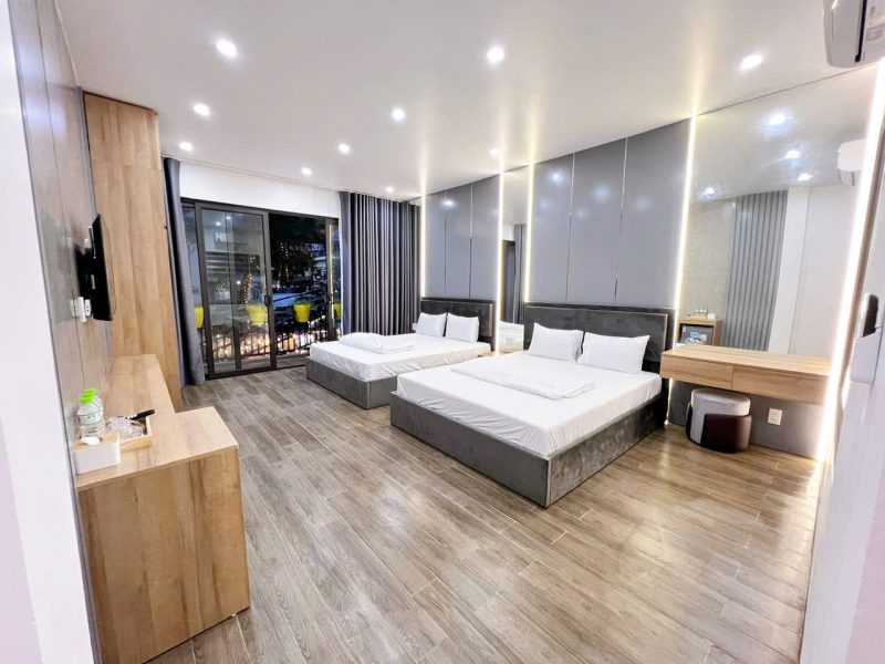 Phòng homestay Beautiful Vietnam Tours thiết kế hiện đại, trẻ trung